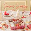 Bonnie and Pop's Holiday Tin- with Assorted Christmas Chocolate, Nuts, Bark, Truffles  Festive, Corporate, Family, Gift Basket Idea for Men and Women view 3