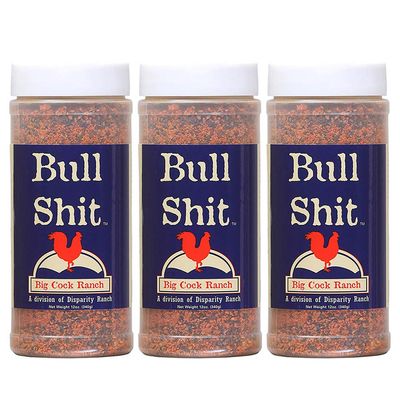 Bullshit steak seasoning from big cock ranch 12 Ounce (Pack of 3)