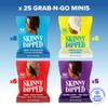 SkinnyDipped Snack Attack Minis Almond Variety Pack, Healthy Snack, Plant Protein, Gluten Free, 0.46 oz Mini Bags, Pack of 25 view 3