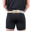Truform-OTC Hernia Truss, Single Spring, Scrotal Pad Compression, Leather, Buckle, 38 inch Hip (Left) view 2