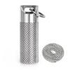 100% Waterproof Titanium Pill Box Keychain - TSA Approved, Strong and Heat Resistant, Travel Friendly | Fashion Necklace Design, Ultra Light and Compact with Extra Sealing Ring view 1