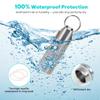 100% Waterproof Titanium Pill Box Keychain - TSA Approved, Strong and Heat Resistant, Travel Friendly | Fashion Necklace Design, Ultra Light and Compact with Extra Sealing Ring view 4