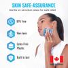 ICEWRAPS Mini Reusable Ice Packs, 3" x 3" Gel Packs, Hot & Cold Therapy for Injuries, Kids Boo Boos, Face, Wisdom Teeth, Mosquito Bite, Headaches & Fever, 6 Pack, Blue  FSA-HSA Eligible view 3