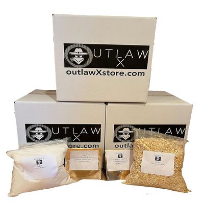 Complete Corn Whiskey Mash & Fermentation Kit Moonshine by Outlaw X