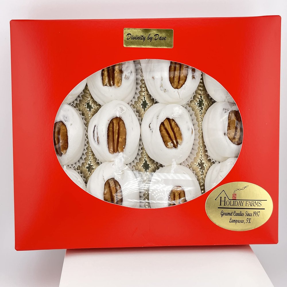 12 Piece Divinity Gift Box (With Pecans) Old Fashioned Divinity, Just Like Home Made