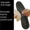FootChair Orthotics with Pads for Adjustable Arch Height. Relieve Plantar Fasciitis and Other Foot Pain (Womens 11-12.5 / Mens 9-10.5) view 4