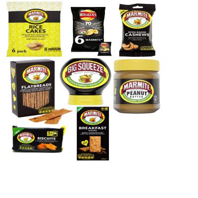 The ultime Jumbo Marmite lovers gift box for those that love the treasure of Marmite for any occasion for anyone