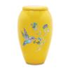 Hummingbird Adult Cremation Urn for Ashes (Yellow) - Mother of Pearl (MOP) - Burial Urn for Female - UrnsDirect2u