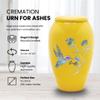 Hummingbird Adult Cremation Urn for Ashes (Yellow) - Mother of Pearl (MOP) - Burial Urn for Female - UrnsDirect2u view 4