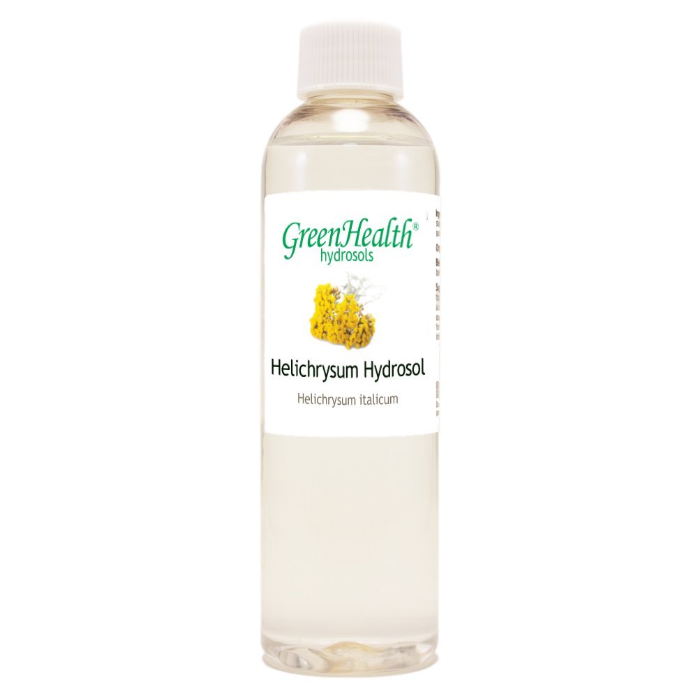 Helichrysum Hydrosol (Floral Water) - 4 fl oz Plastic Bottle w/Cap - 100% Pure