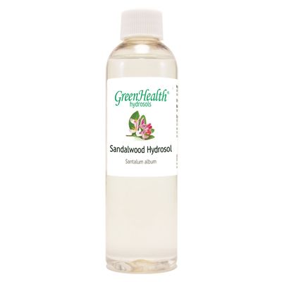 Sandalwood Hydrosol (Floral Water) - 4 fl oz Plastic Bottle w/Cap - 100% Pure