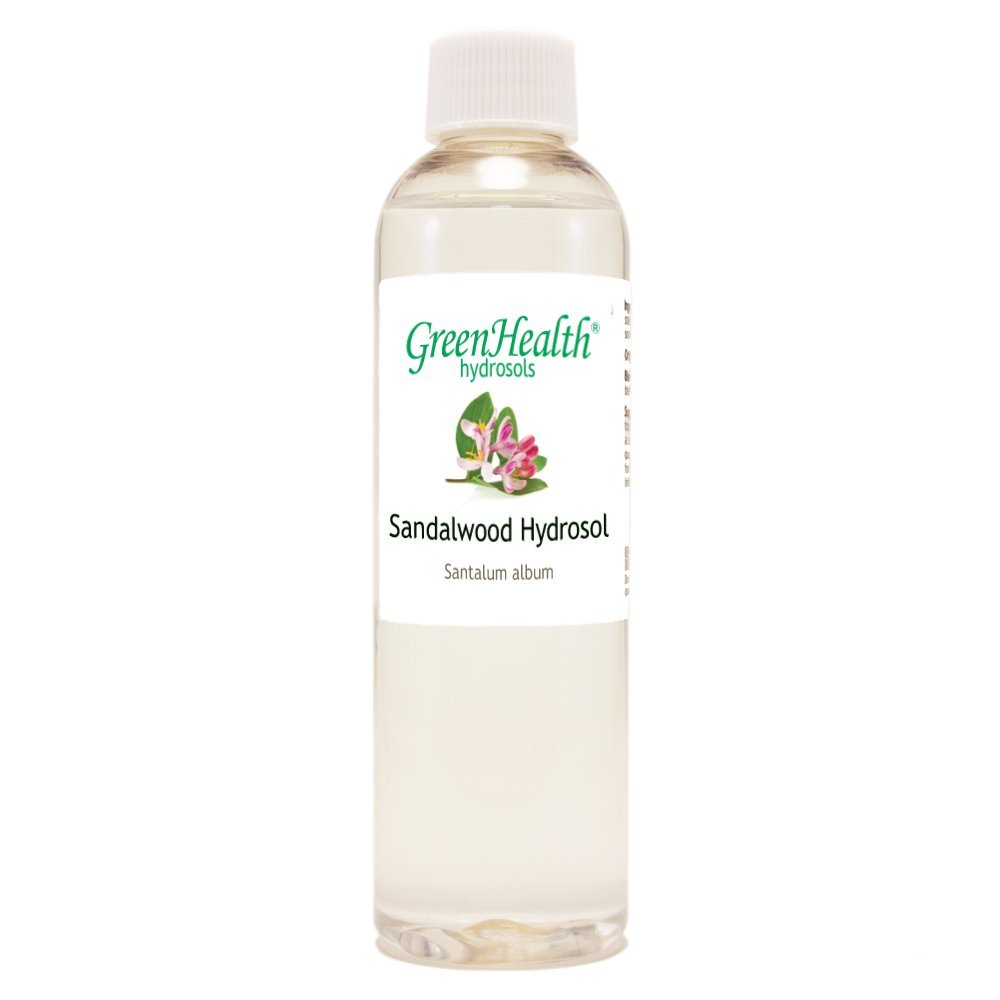 Sandalwood Hydrosol (Floral Water) - 4 fl oz Plastic Bottle w/Cap - 100% Pure