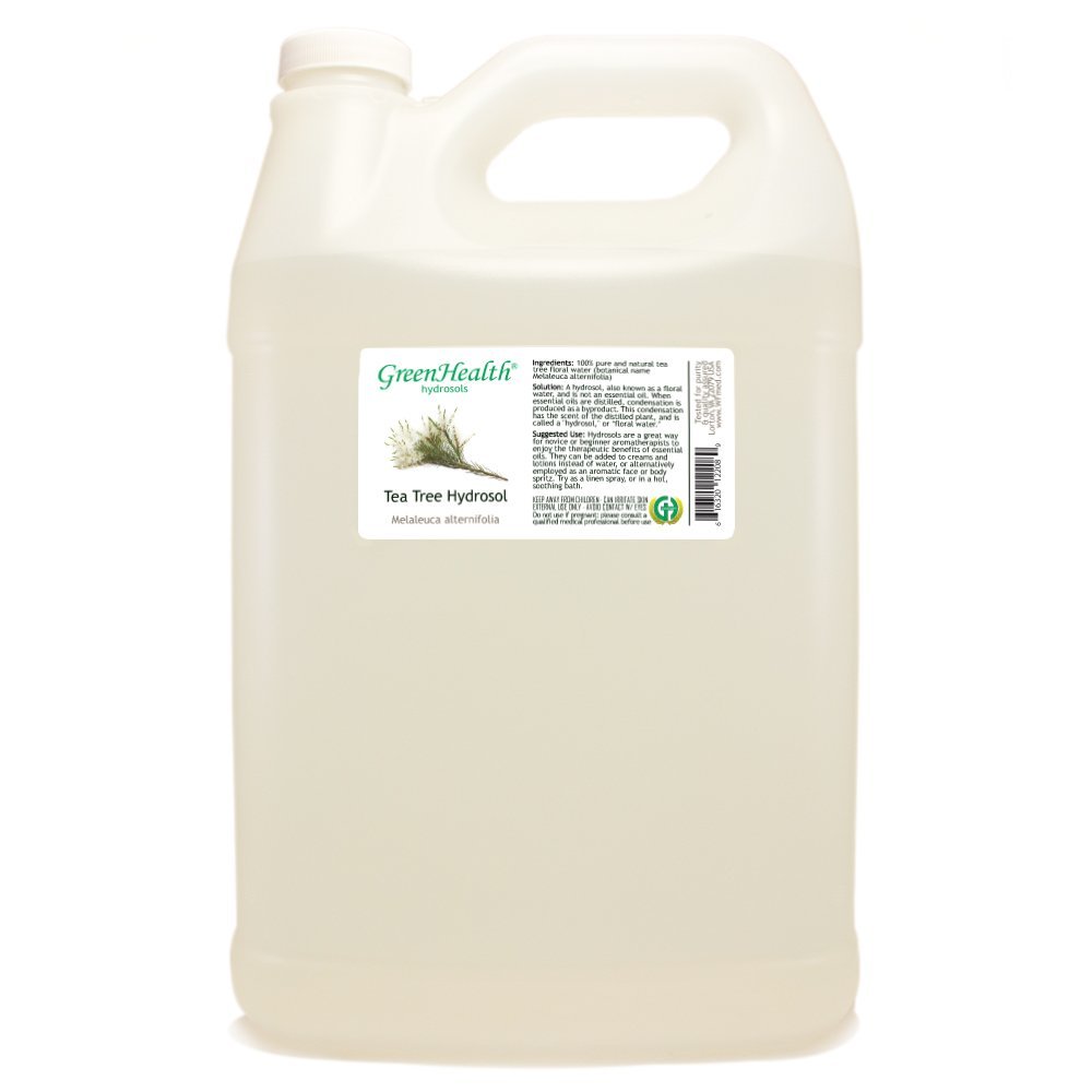 Tea Tree Hydrosol (Floral Water) - 1 Gallon Plastic Jug w/Cap - 100% Pure (NOT Oil)