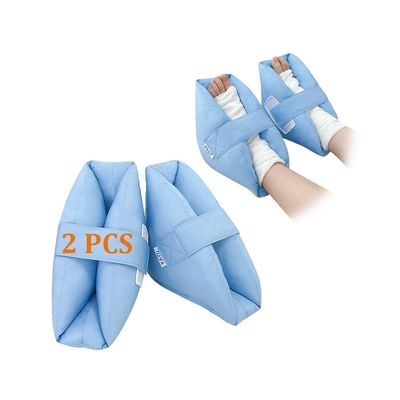 Heel Protectors Cushion Pain Relief Foot Pillow for Pressure Sores Foot Support Boot Surgery Recovery Supplies for Elderly Bedridden Pressure Ulcer Cushions Ankle Pillow for Bed, Wheelchair (1 Pair)