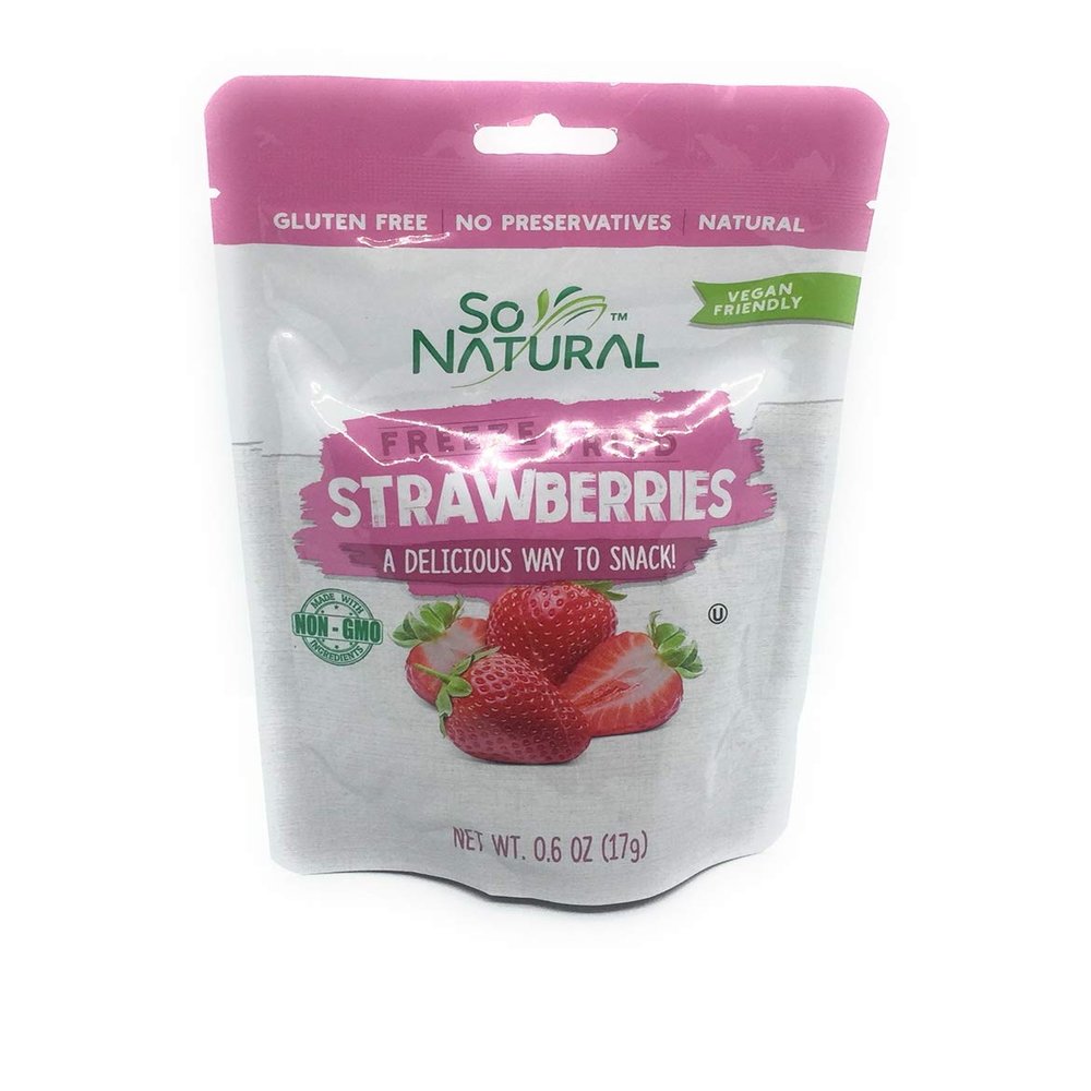 So Natural Freeze Dried Strawberries (Strawberry, 6 Pack)