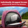 Avant Grubs BPA-Free, Big, Premium Straws in 300 Pack. Individually Paper-Wrapped, Clear, Thick, & Jumbo Sized (Big at 10.25 in Tall, .3 in Wide). Restaurant-Grade. Perfect for tall cups or tumblers. view 4