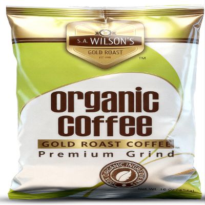 SA Wilsons Coffee Enema  Organic Enema Coffee  USDA Organic Ground Coffee  High Caffeine & High Palmitic Acid for Liver Detox, Colon Cleanse, Digestion & Energy Support  Enema Detox Support