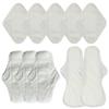 10pcs Reusable Organic Bamboo Cloth Menstrual Sanitary Pads,Including 5pcs Panty Liners ( S: 17.5*20CM ) + 3pcs Regular Flow Sanitary Pads (M: 17.5*25CM) +2pcs Heavy Flow Menstrual Pads( L:17.5*32CM) view 2