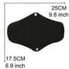 10pcs Reusable Bamboo Charcoal Cloth Menstrual Pads Set, Including 5pc Small Panty Liners + 3pcs Regular Flow Sanitary Pads +2pcs Heavy Flow Menstrual Pads view 4